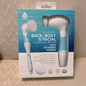 Back, face, & body cleansing brush